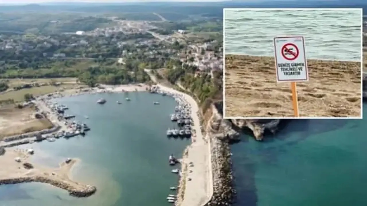 O ilçede denize girmek yasaklandı