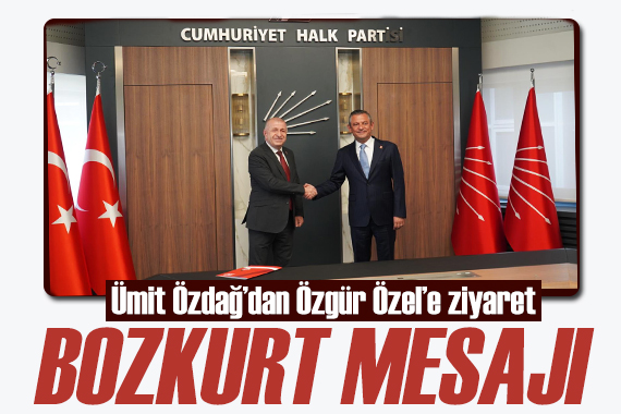 Ümit Özdağ dan Özgür Özel e ziyaret! Bozkurt açıklaması