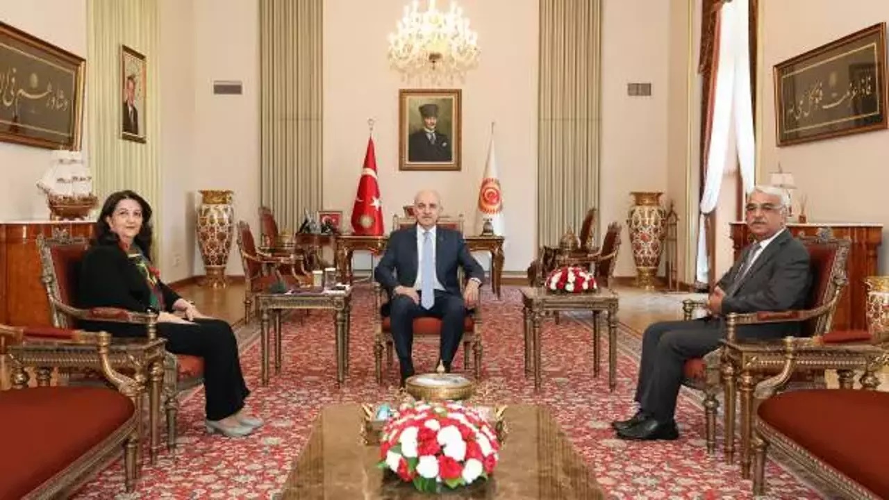 Meclis Başkanı, DEM heyetini kabul etti
