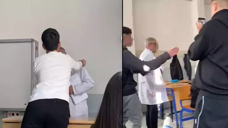 Dalga geçilen öğretmen şikayetçi olmadı