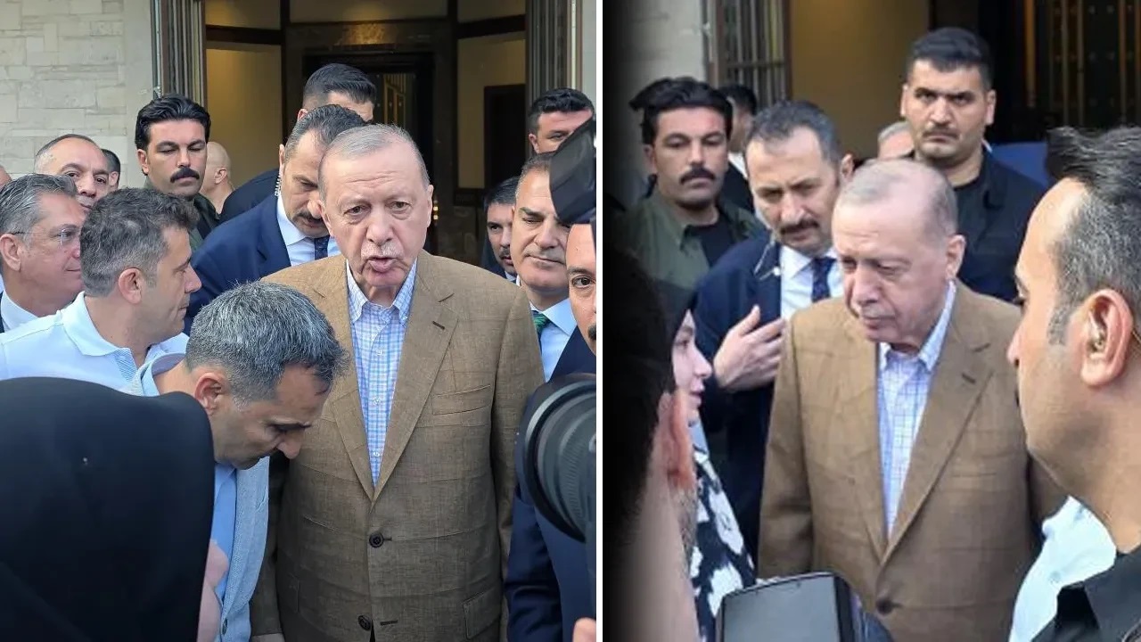 Erdoğan Bayram namazını Marmaris te kıldı