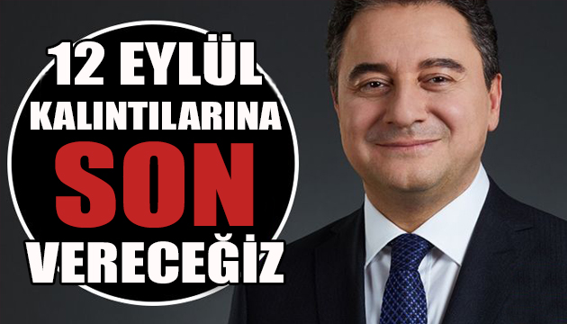 Ali Babacan: YÖK ü kaldıracağız