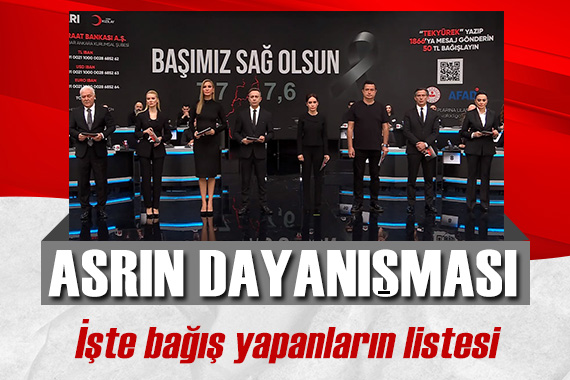  Türkiye Tek Yürek te bağış rekoru kırıldı! İşte bağış listesi...