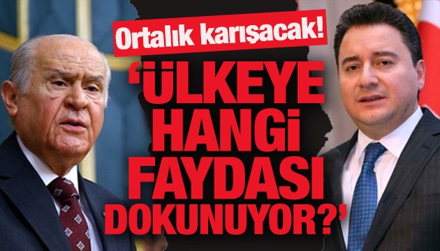 Babacan'dan Bahçeli'ye sert tepki: Çamur atmak kolay iş