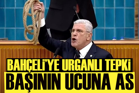 Müsavat Dervişoğlu dan Bahçeli ye: Al bu ipi başının ucuna as