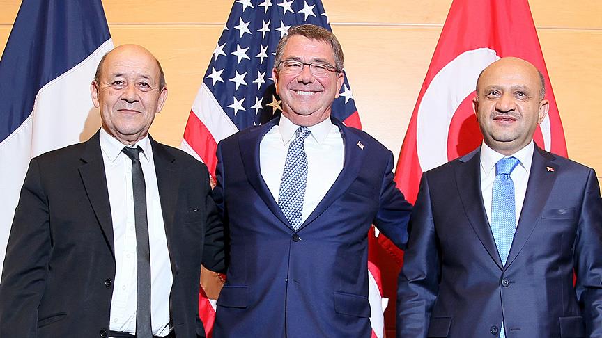 Son dakika! Türkiye, ABD ve Fransa Savunma Bakanı,  Musul u görüşüyor