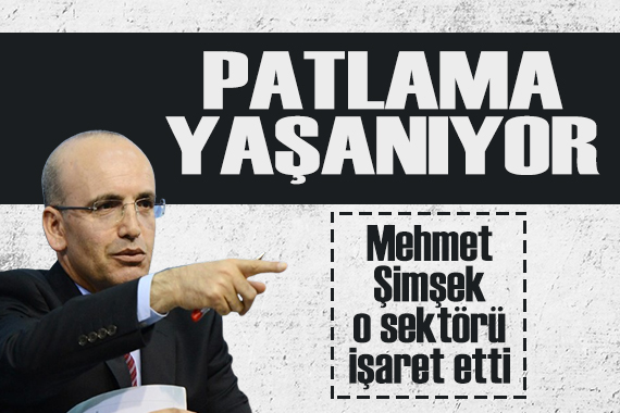 Bakan Şimşek o sektörü işaret etti: Patlama yaşanıyor!