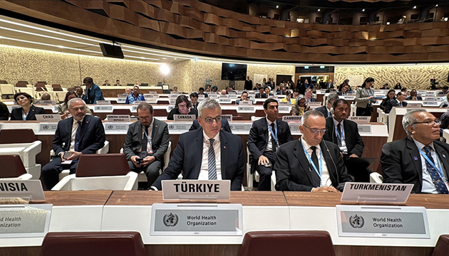 Bakan Memişoğlu DSÖ nün toplantısına katıldı