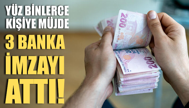 Emeklilik yolu açıldı! 3 banka imzayı attı