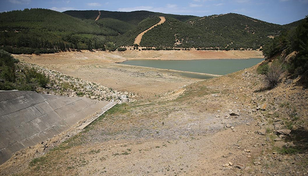 Barajda su seviyesi yüzde 1 e düştü