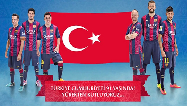Barcelona Cumhuriyet Bayramı nı kutladı!