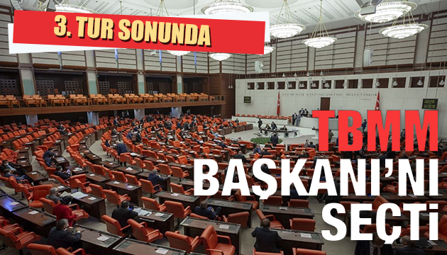 TBMM de başkanlık seçimi sonuçlandı