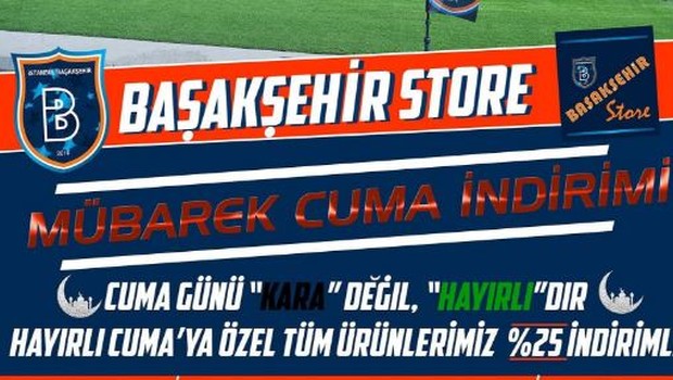 Başakşehir,  Black Friday e tepki gösterdi