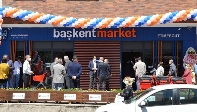 Ankara da ilk  Başkent Market  açıldı