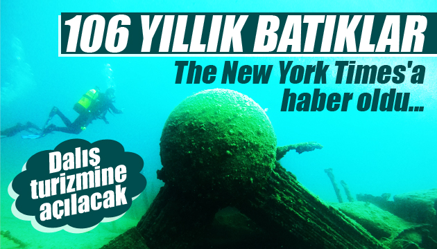 106 yıllık batıklar The New York Times a haber oldu