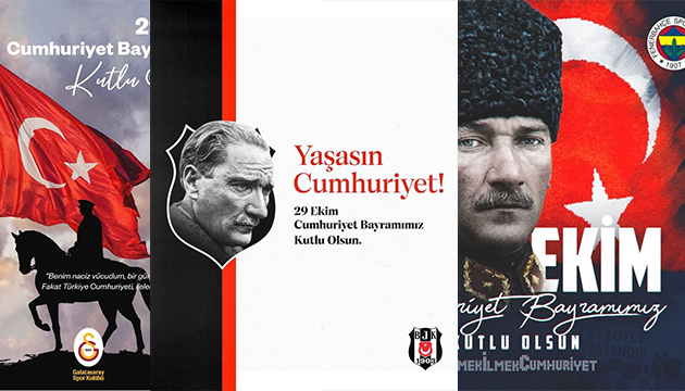 Süper Lig de Cumhuriyet Bayramı coşkusu!