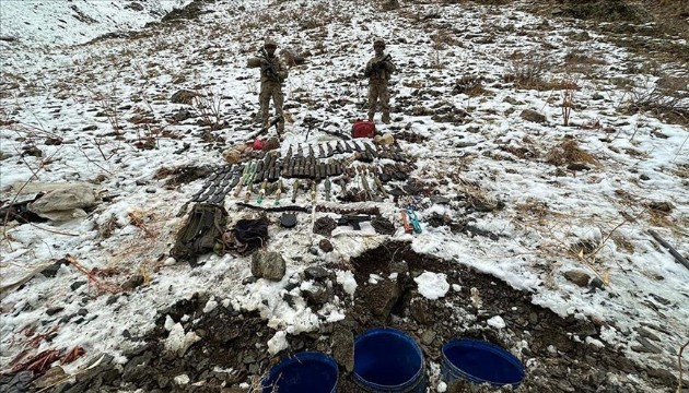 PKK'nın mühimmatları ele geçirildi