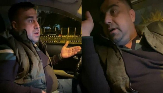 Trafiğe isyan eden sürücü yolcuları indirdi