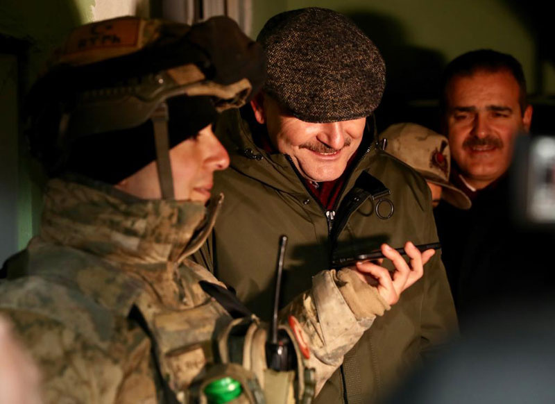 Erdoğan, Süleyman Soylu nun telefonundan askerlere seslendi