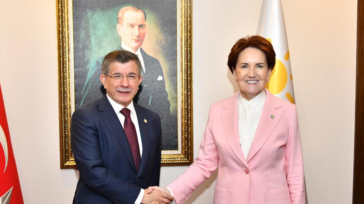 Akşener ve Davutoğlu ndan kritik görüşme