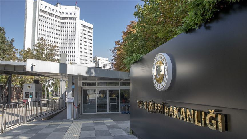 Dışişleri nden İsrail e tepki