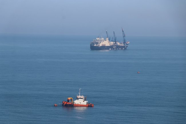 Karadeniz de boru serimi başladı