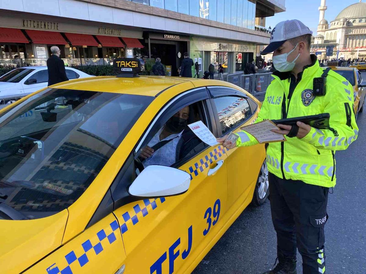 İstanbul da taksi denetimi