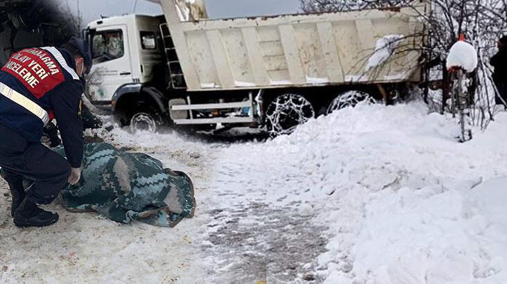 Kar çalışması sırasında bir kişi öldü