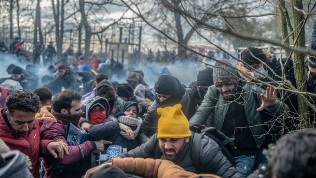 AB den Yunanistan a göçmen tepkisi