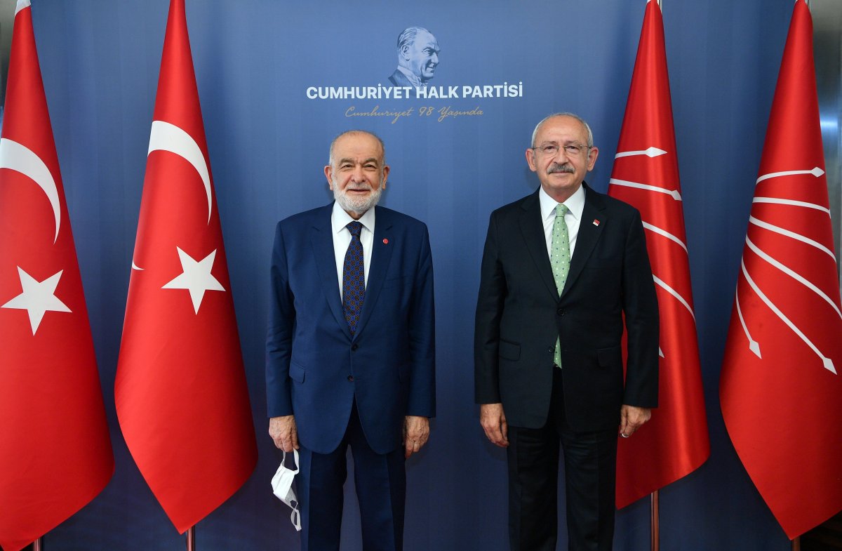 Saadet Partisi nden Kılıçdaroğlu na ziyaret