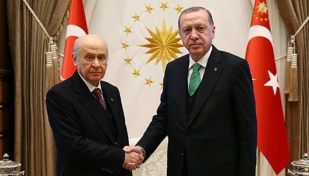 Erdoğan'dan Bahçeli'ye ziyaret