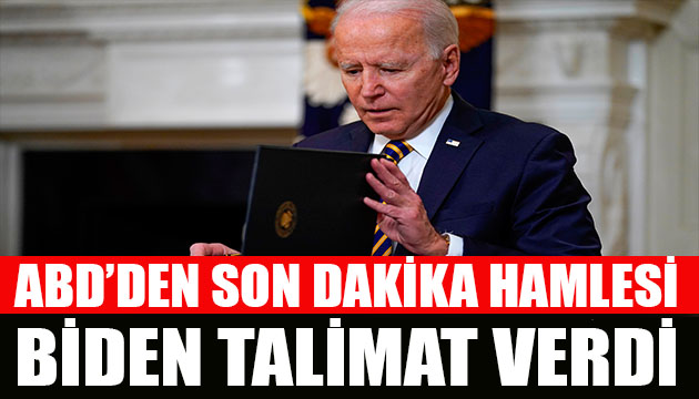 ABD den son dakika hamlesi