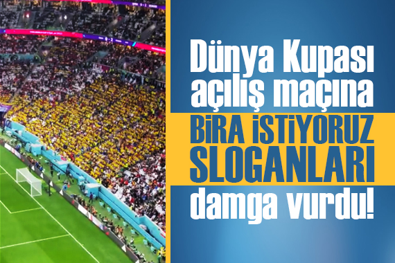 Katar da  bira istiyoruz  sloganları atıldı!