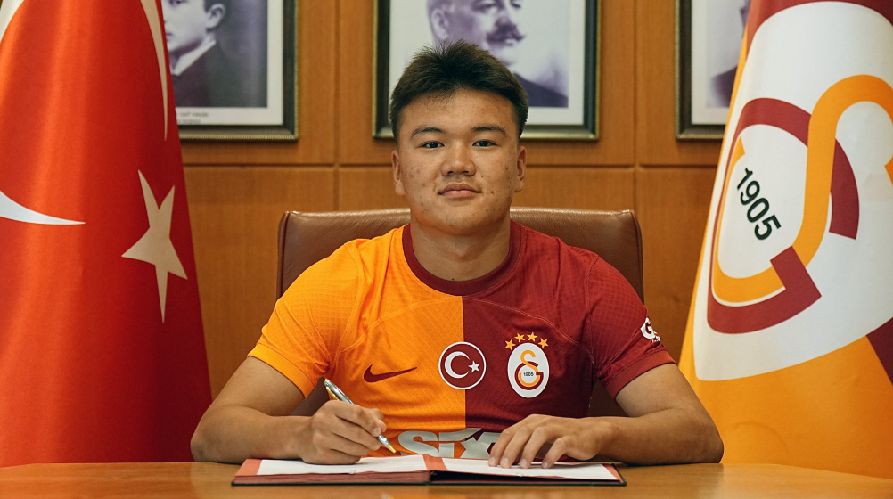 Galatasaray, sözleşmesini uzattı! Almazbekov ile 3 yıl daha...