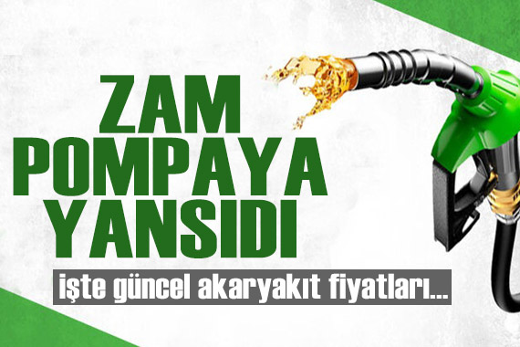 Benzin zammı pompaya yansıdı! İşte güncel akaryakıt fiyatları...