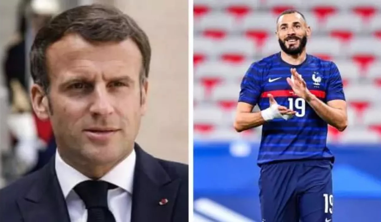 Benzema dan Macron a ret