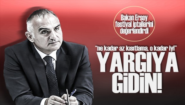 Kültür ve Turizm Bakanı Ersoy, gündemdeki gelişmeler ile ilgili açıklamalarda bulundu!