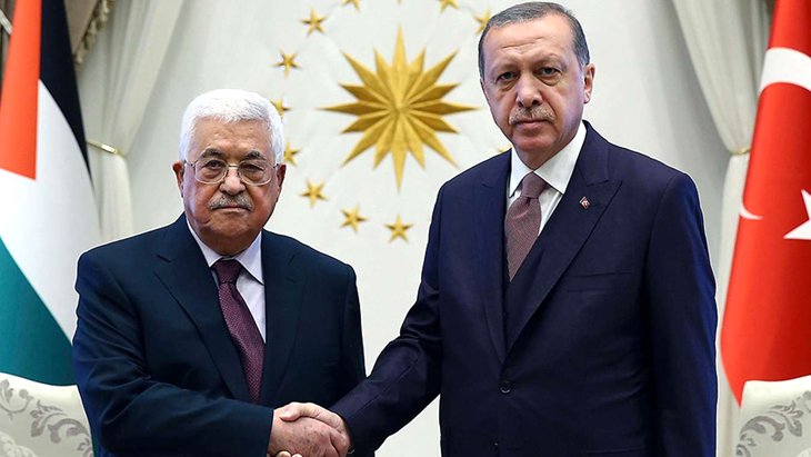 Erdoğan, Mahmud Abbas ile görüştü