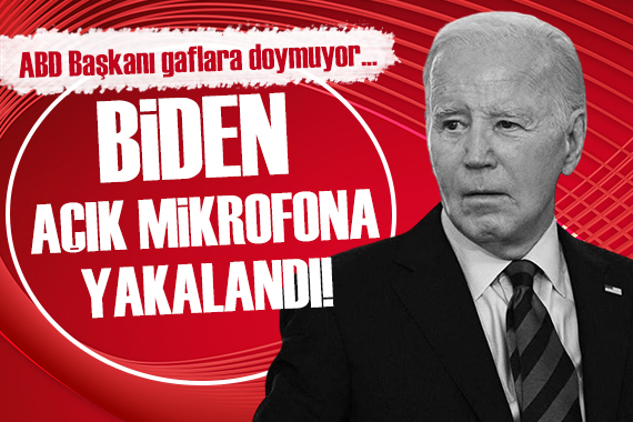 Biden açık mikrofona yakalandı!