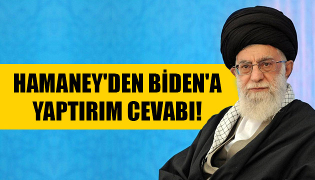 Hamaney den Biden a yaptırım cevabı