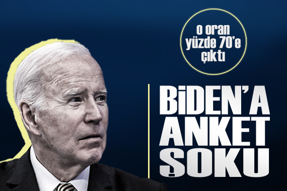 Biden a anket şoku: Oran yüzde 70 e yükseldi