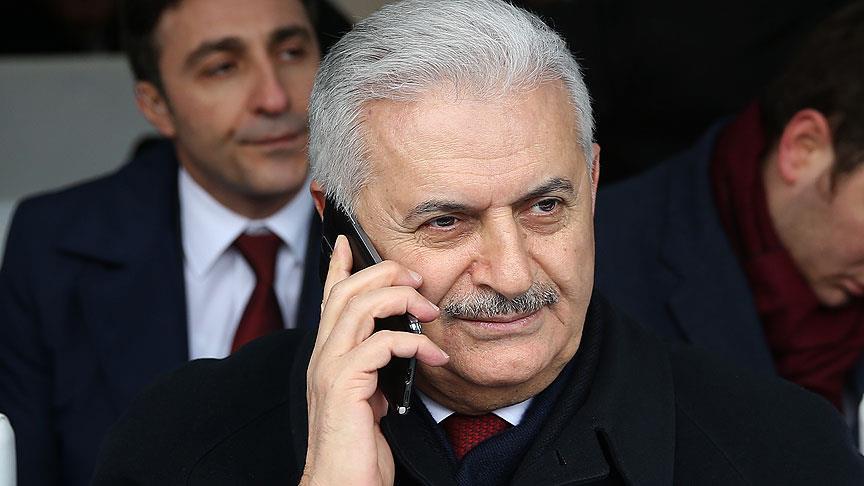 Başbakan dan tebrik telefonu
