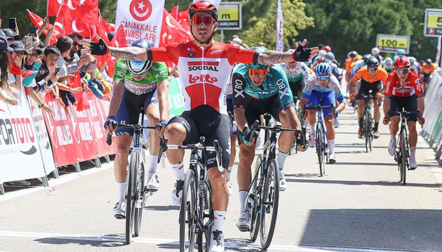 Cumhurbaşkanlığı Bisiklet Turu nda 6. etabın galibi Caleb Ewan