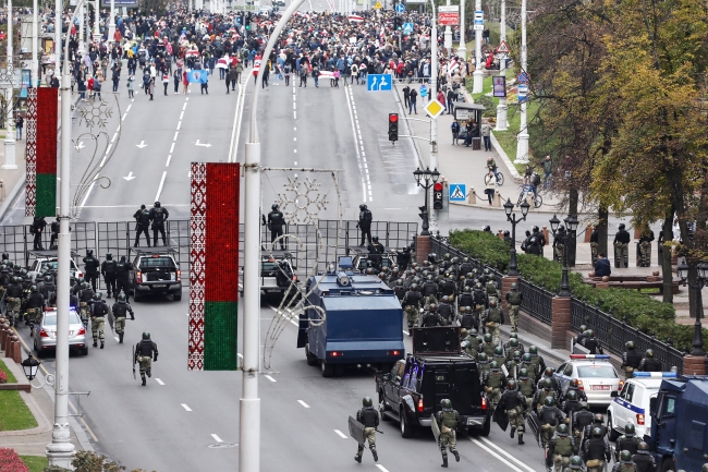 Belarus ta tansiyon yükseldi