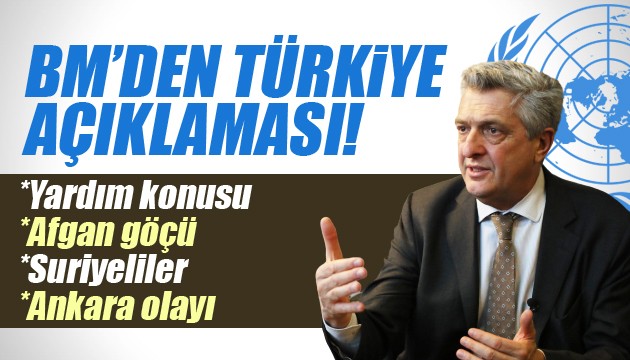 BM Komiseri Grandi: Türkiye'ye daha fazla yardım gelmeli