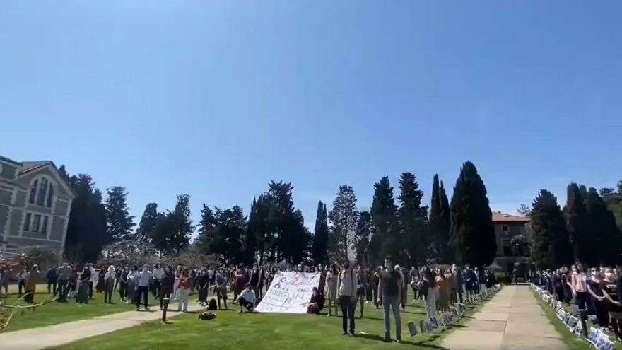 Boğaziçi Üniversitesi nde protestolar 100. gününde