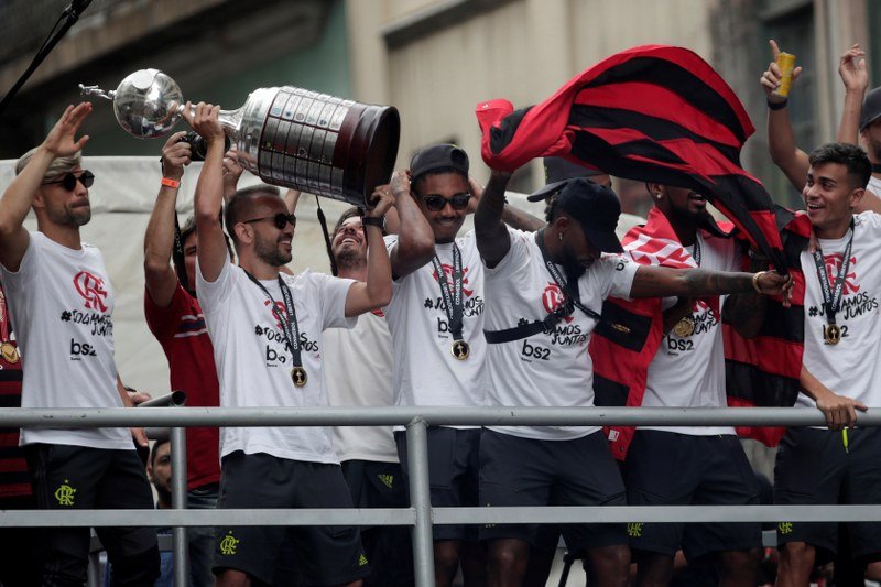 Flamengo da coşkulu kutlama