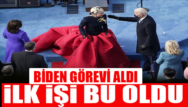 Joe Biden ın yemin töreninden kareler