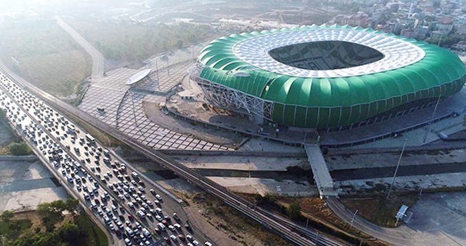 Bursaspor un stadında soygun