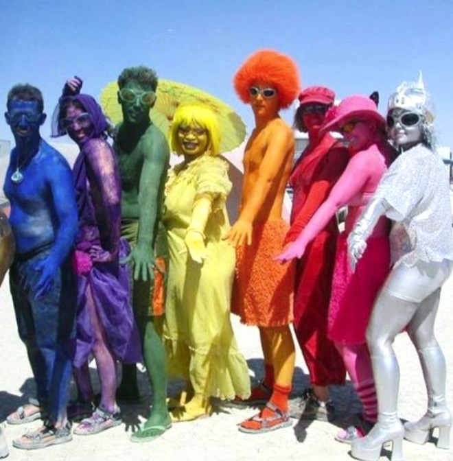 Burning Man festivalinden kareler